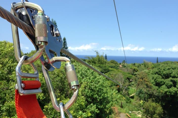 Jungle Zipline Eco Adventure (8 Lines) in Haʻikū (tour photo)