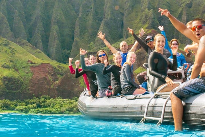 Nā Pali Raft Snorkel Adventure (tour photo)
