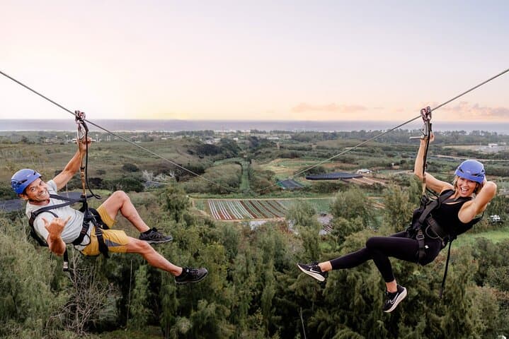 North Shore 8-Line Zipline at Keana Farms (tour photo)